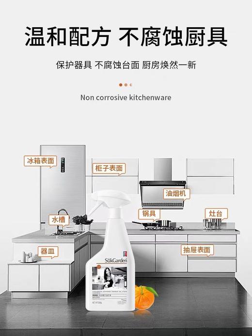 蔬果园阳光橘子油污净500g 商品图1