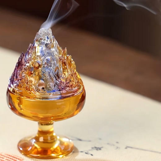 【博山炉合金香炉】 倒流香塔香无粘粉祥云国风家用室内香薰 商品图6