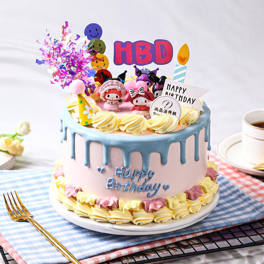 库洛米主题-鲜果奶油蛋糕，送给库洛米爱好者的惊喜礼物【惠州】 商品图0