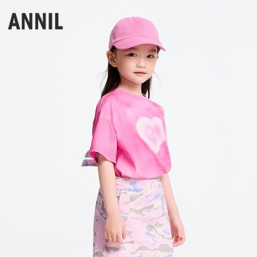 女童SORONA短袖T恤春季新款安奈儿童装实体店同款XG511552 商品图1