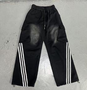 BS拼色织带晕染双口袋休闲长裤冬季186194788196