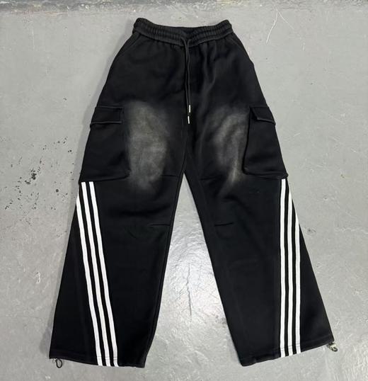 BS拼色织带晕染双口袋休闲长裤冬季186194788196 商品图0