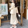 顺丰包邮洛诗琳99551高级感职场纯色通勤西装外套半身裙20908 商品缩略图2