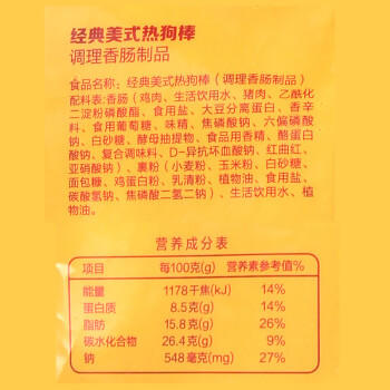 正大食品（CP）经典美式热狗棒780g12支 儿童早餐小吃 速冻懒人速食 开学季 商品图5