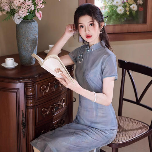 气质优雅，改良旗袍YG-2579 商品图1