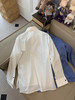 221-4 渠道货 高圆圆同款 客订专用面料 纯色白衬衫 格纹蓝衬衫 商品缩略图10