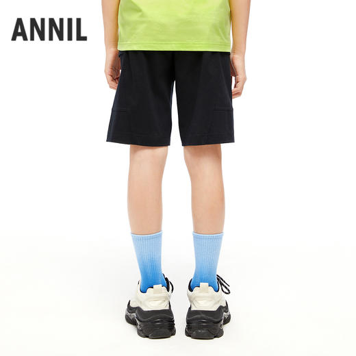 男童全腰液氨针织中裤夏季新款安奈儿童装EB526123 商品图2