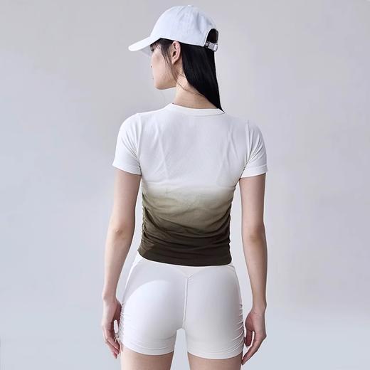 Gymicon能量符号 2025春夏新款渐变运动短袖T恤美拉德训练上衣跑步健身服YASY2512 商品图1