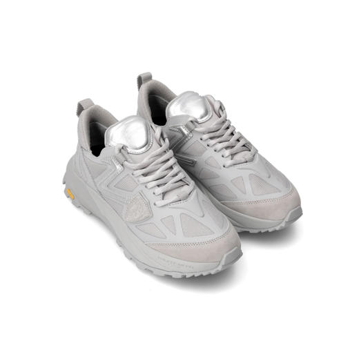 PHILIPPE MODEL 女士盾牌徽标浮雕 Rocx 休闲运动鞋 灰色 RXLD TP28 商品图1