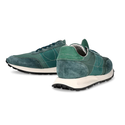 PHILIPPE MODEL 男士盾牌徽标 Tour 休闲运动鞋 绿色 TILU W005 商品图3