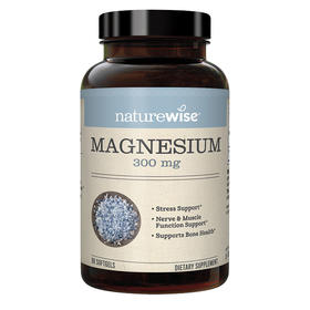 Naturewise海洋衍生镁元素补镁片成人儿童镁补充剂