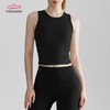 YOKALAND运动背心女ABW001一体固定杯高强度防震长款健身背心 商品缩略图2