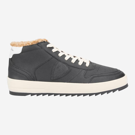 PHILIPPE MODEL 男士盾牌徽标浮雕 Nice 休闲运动鞋 黑色 VNMU WIF1 商品图0