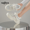 预售10天|Safiya/索菲娅2025潮流厚底网面镂空烫钻增高休闲运动老爹鞋 SFD1112255 商品缩略图1