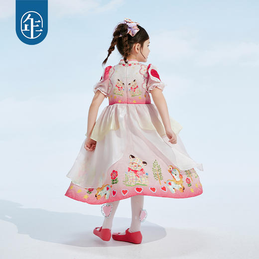 年衣童装连衣裙汉服2025新款春夏季儿童甜美全糖主义中式公主裙 商品图4