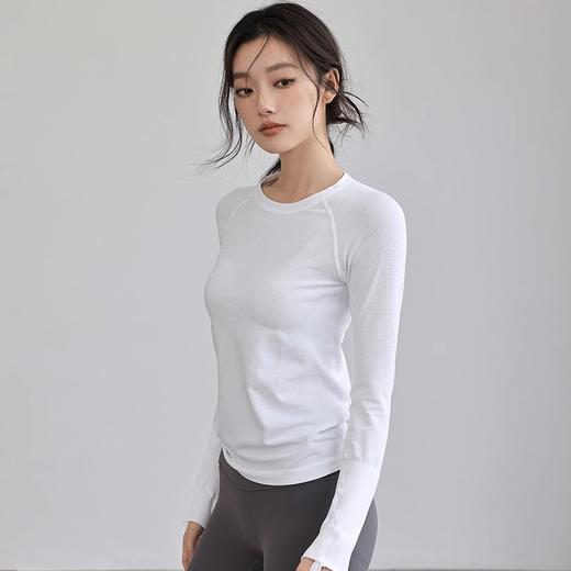 跃牌【安琪拉系列】2025新款运动上衣长袖专业普拉提训练速干跑步健身服CX7407 商品图4