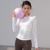 跃牌【安琪拉系列】2025新款运动上衣长袖专业普拉提训练速干跑步健身服CX7407 商品缩略图3