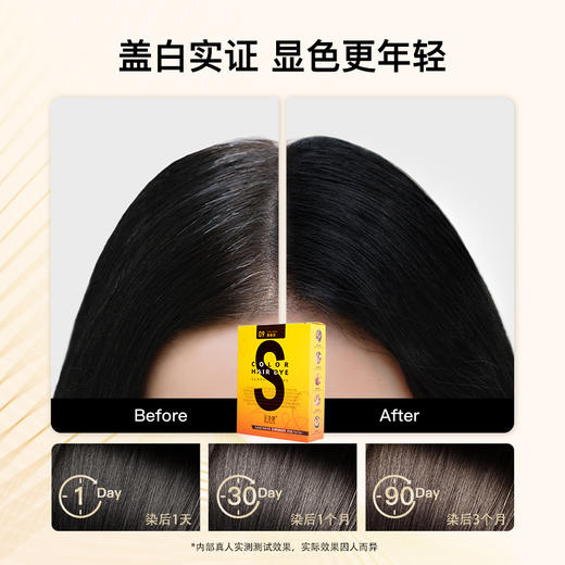 圣诗婷经典染发剂 | 欧洲进口水解小麦蛋白、染发不伤发、无需漂色、在家染发省心省力 商品图4