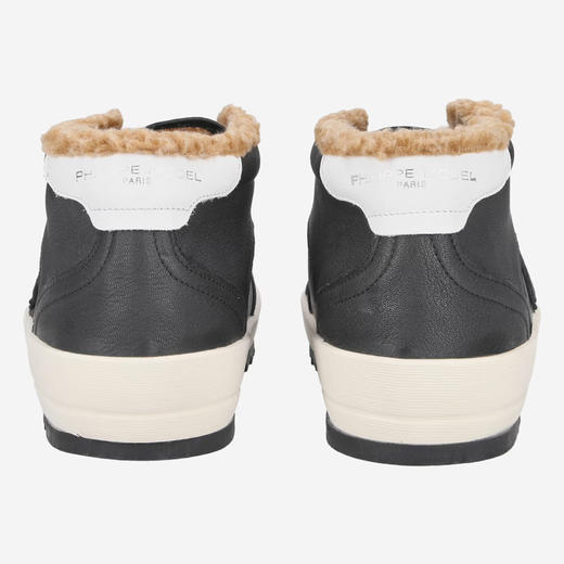 PHILIPPE MODEL 男士盾牌徽标浮雕 Nice 休闲运动鞋 黑色 VNMU WIF1 商品图3