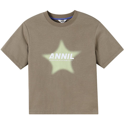 男童圆领液氨短袖T恤夏季新款安奈儿童装实体店同款AB511520 商品图8