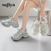 预售10天|Safiya/索菲娅2025潮流厚底网面镂空烫钻增高休闲运动老爹鞋 SFD1112255 商品缩略图0