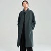 【高货sh】全新升级【铂金会员441/天猫599/差价158】(84026) 洛诗琳25春极简英伦风单排扣立领高级感气质长款风衣 商品缩略图3