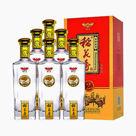 稻花香金珍贰号 42度稻花香型白酒 整箱500ml*6瓶包邮 商品图5
