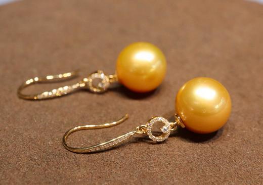 12mm-13mm金珠耳坠 商品图3