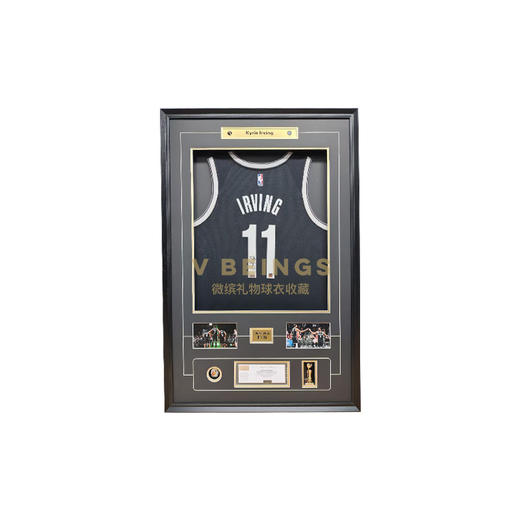 收藏系列 欧文 篮网队11号黑色 亲笔签名球衣 限量5件 商品图0