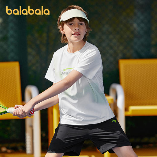 【限时秒杀】巴拉巴拉儿童短袖套装2025新款童装夏季男大童两件套休闲运动速干 商品图2