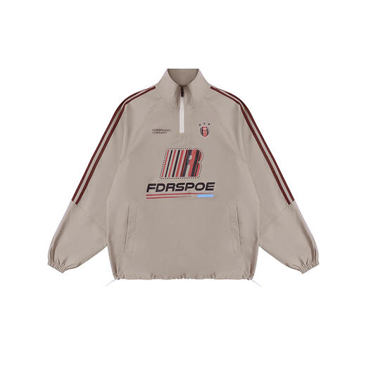 FDR官方店 半拉链撞色立领夹克外套男女秋季美式复古运动情侣上衣 商品图4