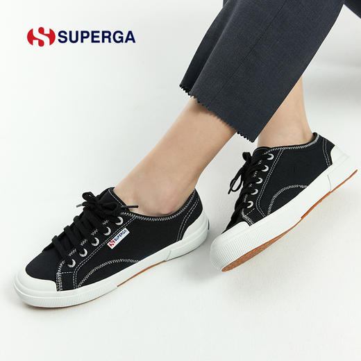 [SUPERGA] 立体主义休闲帆布鞋S3123TW 商品图1