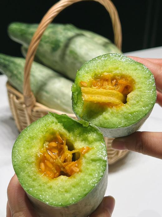 春天第一波甜蜜！头茬【羊角蜜甜瓜】清爽｜脆嫩｜连籽带瓤｜直接啃 ✔皮薄肉嫩 ✔香甜酥脆 ✔清甜多汁 现摘现发 新鲜直达 商品图2