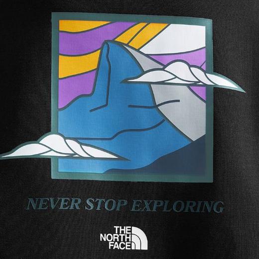 北面童装  印花连帽运动卫衣  8DCN 商品图7