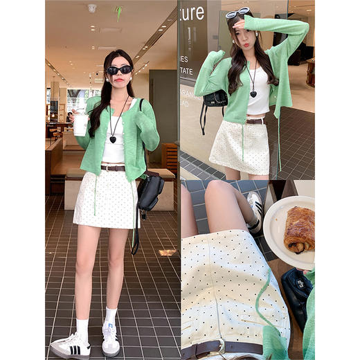 【169元任选2件】最后一波现货！杏色波点半身裙 商品图4