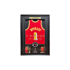 收藏系列 麦迪 火箭队1号 球迷版 亲笔签名球衣