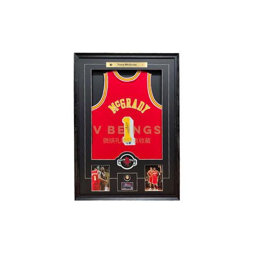 收藏系列 麦迪 火箭队1号 球迷版 亲笔签名球衣 商品图0