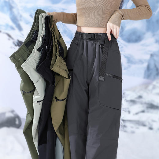 SCWJ斯辰唯佳三合一冲锋裤  可拆卸抓绒内胆保暖裤 杜邦特氟龙三防技术 登山裤男女通用 商品图10