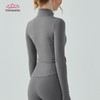 优卡莲YOKALAND秋季防风立领长袖外套女显瘦运动健身上衣AJW001 商品缩略图2