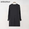 oldcolour欧珂2024春季新款休闲长袖中长款连衣裙女Q121009A1 商品缩略图1