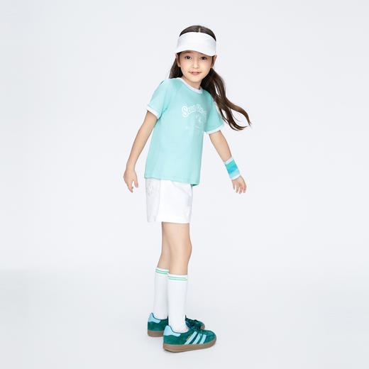 【牛仔短款】女童全腰牛仔短裤夏季新款安奈儿童装EG526120 商品图5