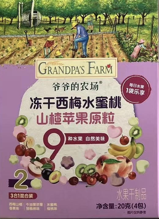 爷爷的农场冻干果蔬一盒28元 商品图1