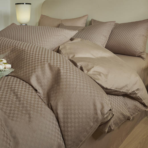 【品牌直发】加倍生活  全棉提花纯色四件套  高密细腻 AB双版 品质套件 商品图11