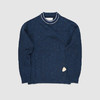 PHILIPPE MODEL 男士盾牌徽标贴片混纺羊毛针织衫 蓝色 SWCU M006 49 商品缩略图0