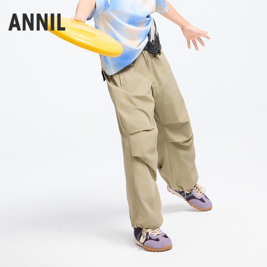 男童全腰梭织单裤春季新款安奈儿童装实体店同款AB516532 商品图2