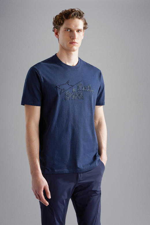 鲨鱼 2025新款圆领短袖T恤 集合 Z-15041 商品图3