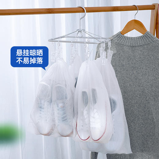 MAYNOS 防黄隔尘收纳袋 （中号30/包+大号30个/包） 加厚无纺布，自带束口绳，可重复使用；防尘隔脏，一袋轻松搞定收纳问题； 商品图4