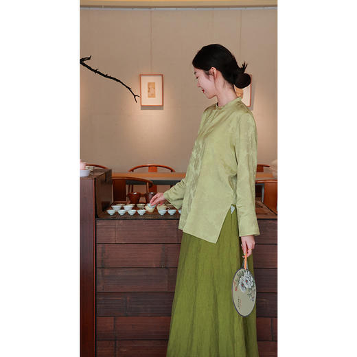 【抖音专属】新中式上衣（25710059-欧碧-设计师） 商品图1