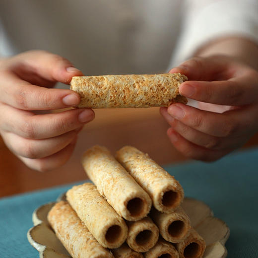 东济堂手工荞麦蛋卷 无麸质糕点 蛋香浓郁 香酥可口  180g 商品图3