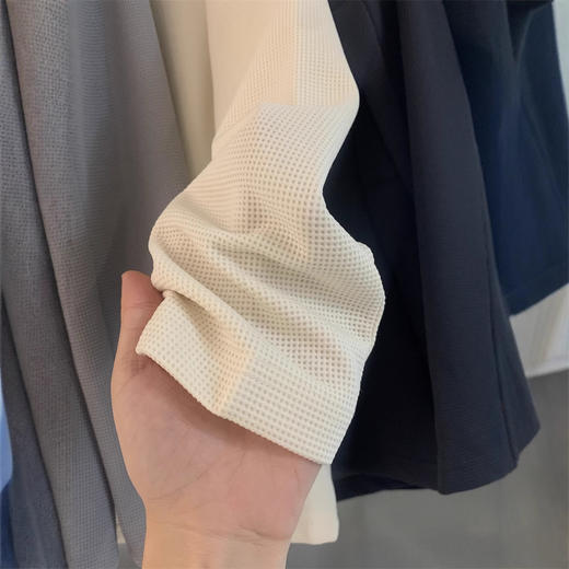 户外山系!2025春秋新款速干透气半拉链运动休闲长袖卫衣打底男款女款 商品图3